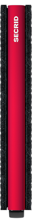 Secrid slimwallet cubic black red side