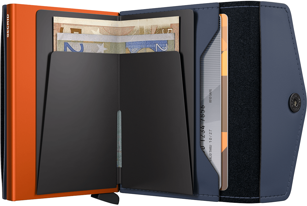 Envelope Matte Midnight Blue Orange