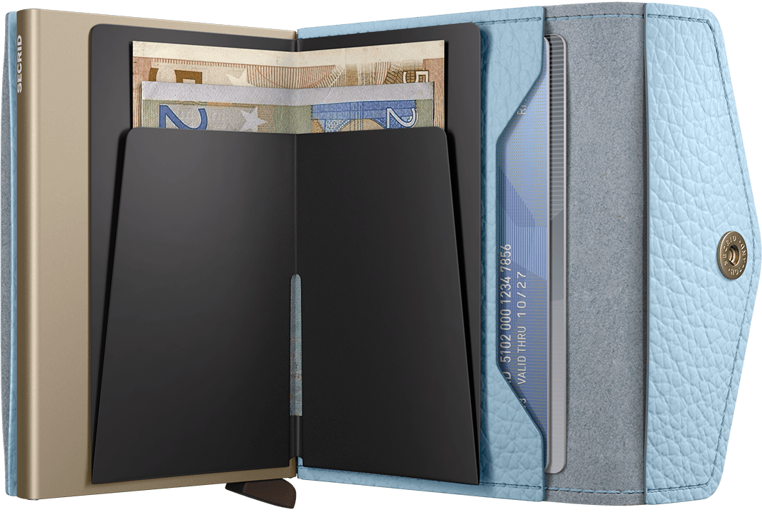 Envelopewallet Pebble Ice Blue