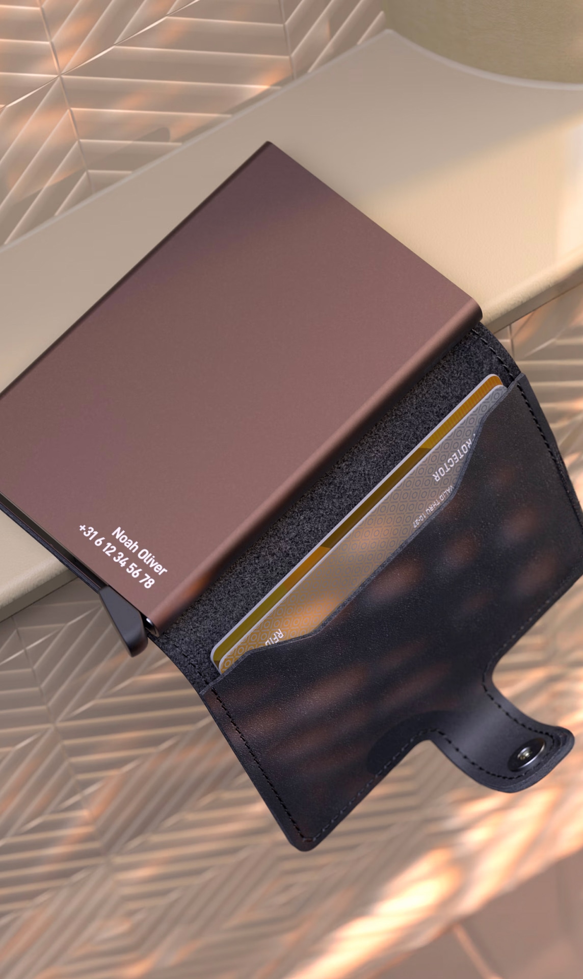 Secrid Slimwallet Veg Espresso-Brown