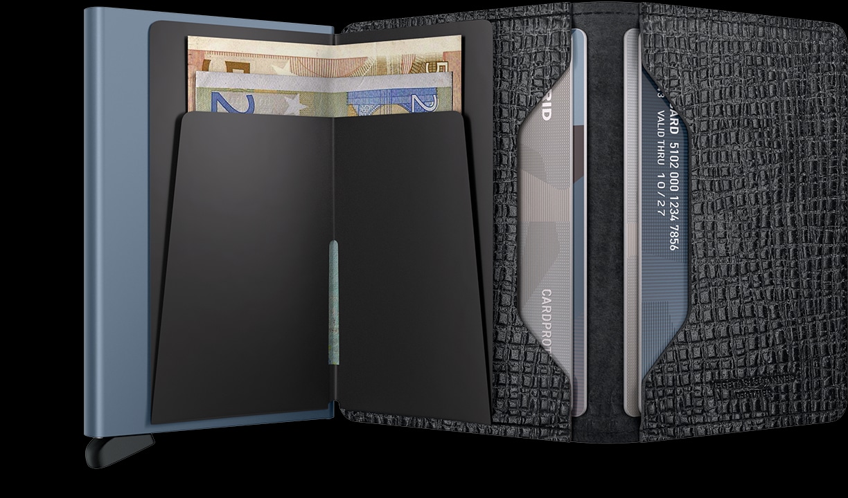 Palmellato Slimwallet Black Open