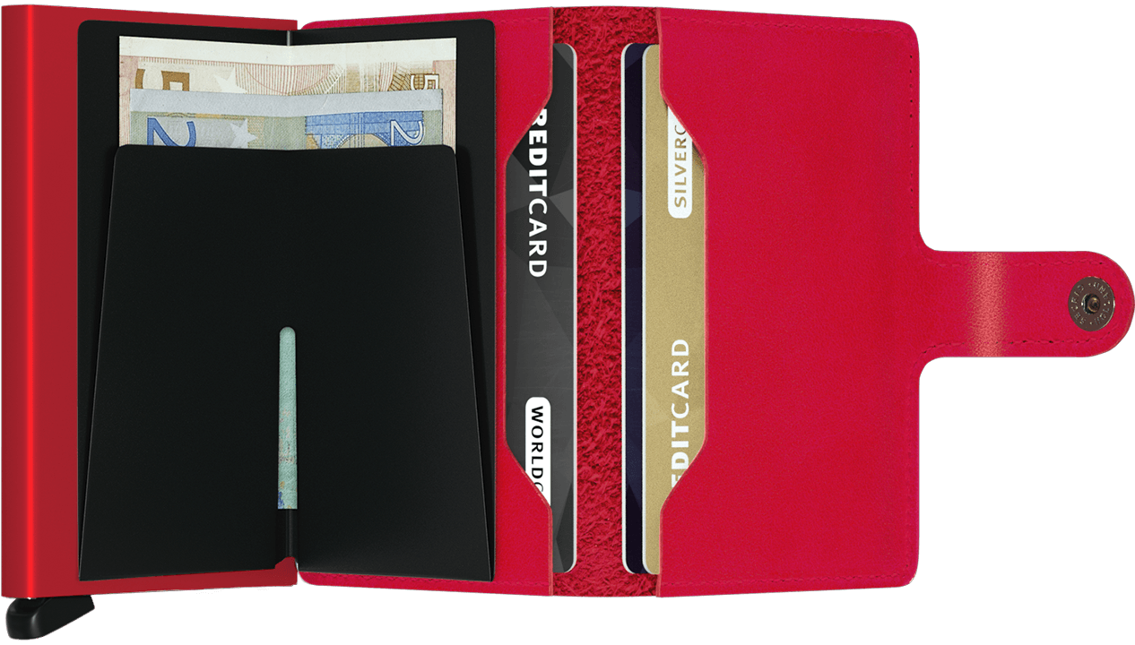 Miniwallet Original Red-Red open