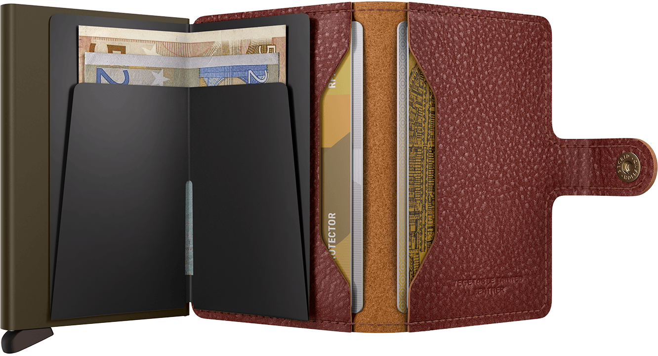 Veg Miniwallet Tuscan Open