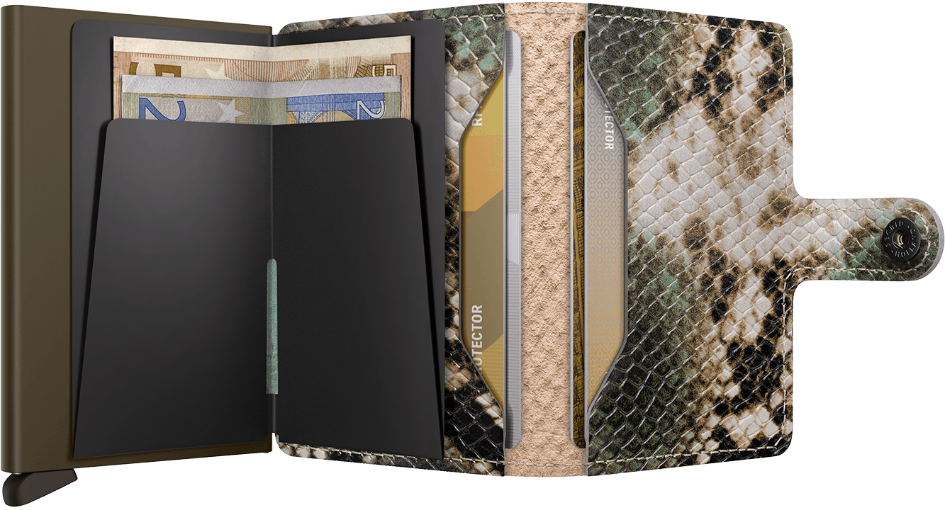 Serpent Miniwallet Green