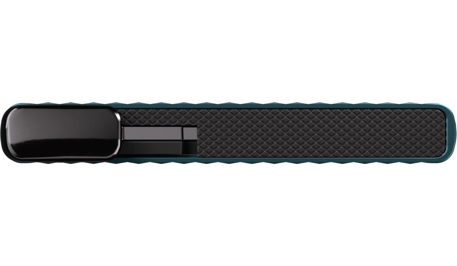 Cardprotector fluted teal bottom