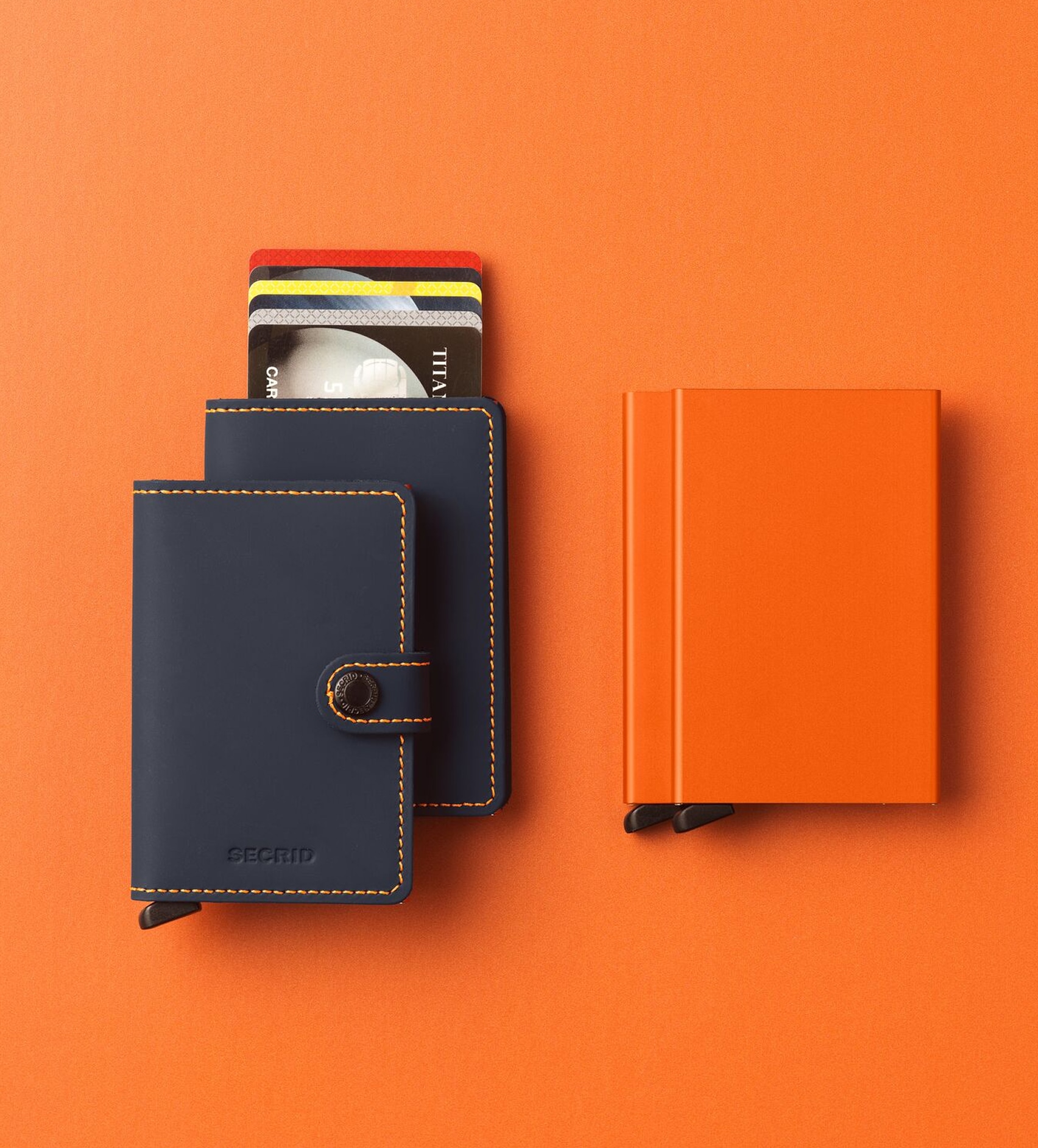 secrid wallet original collection matte orange