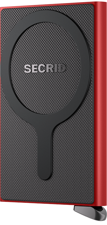 Cardprotector fluted for magsafe red
