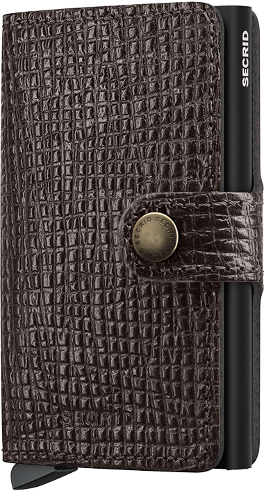 Miniwallet Palmellato Brown front