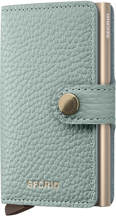 Secrid miniwallet pebble Sea green front