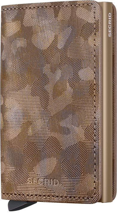 Front view image of slimwallet-jungle-desert wallet