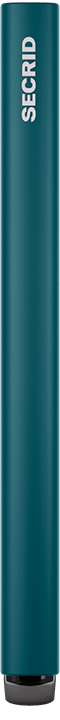 Cardprotector fluted teal side