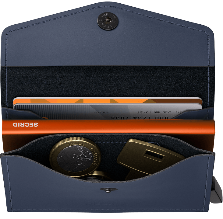 Enveloppe Matte Nightblue Orange