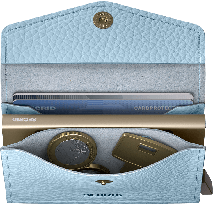 Envelopewallet Pebble Ice Blue