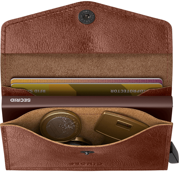 Envelopewallet Vintage Cognac