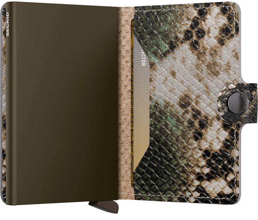 Serpent Miniwallet Green