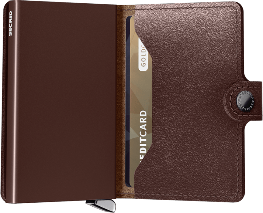 miniwallet dusk dark brown