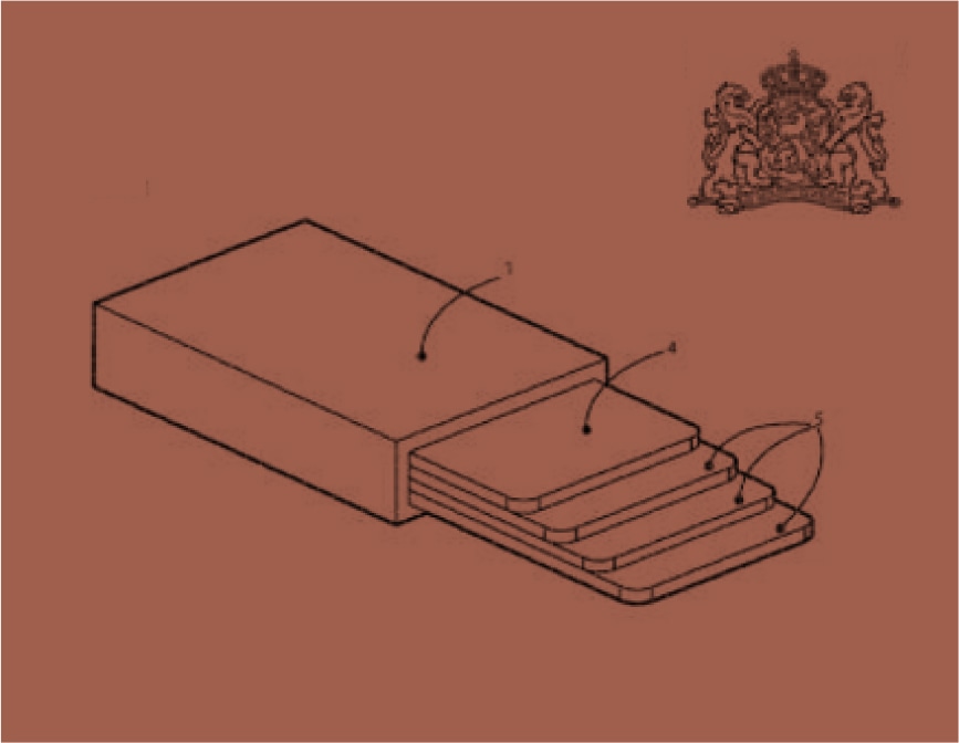 Patented Wallet Illustration