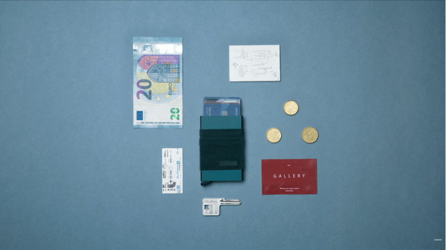 Flexwallet capacity 6 cards, cash, coins & other essentials