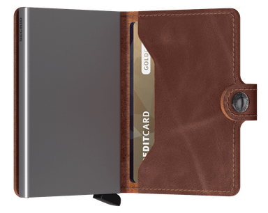 Miniwallet in Vintage Brown