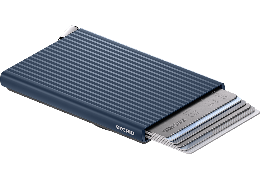 Cardprotector fluted for Magsafe Navy plus Flat
