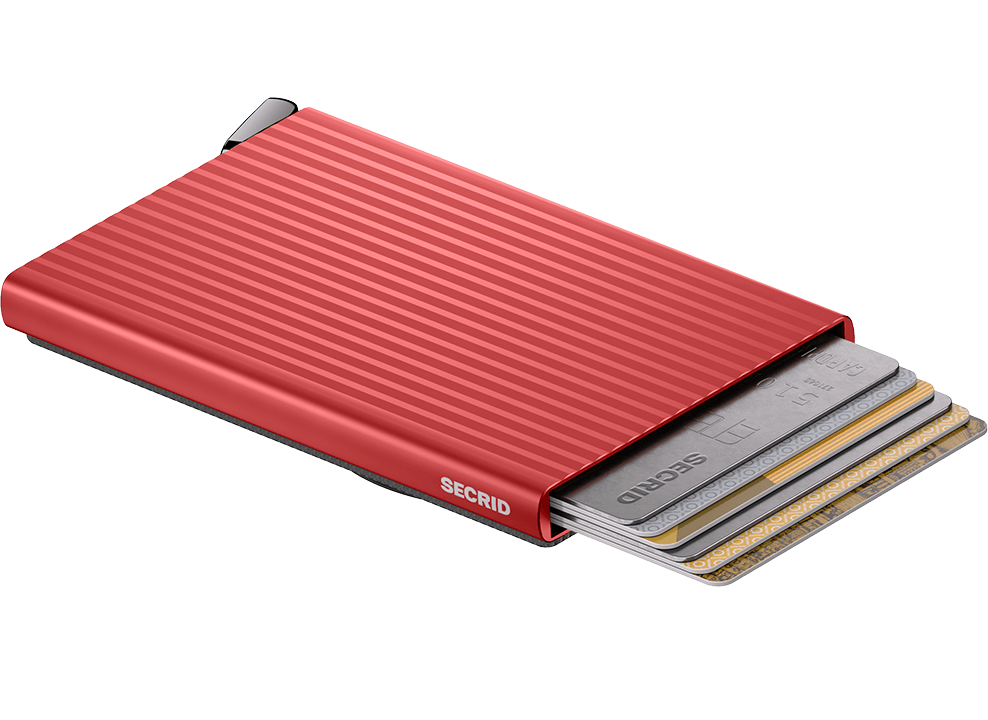 Cardprotector fluted for Magsafe red plus flat
