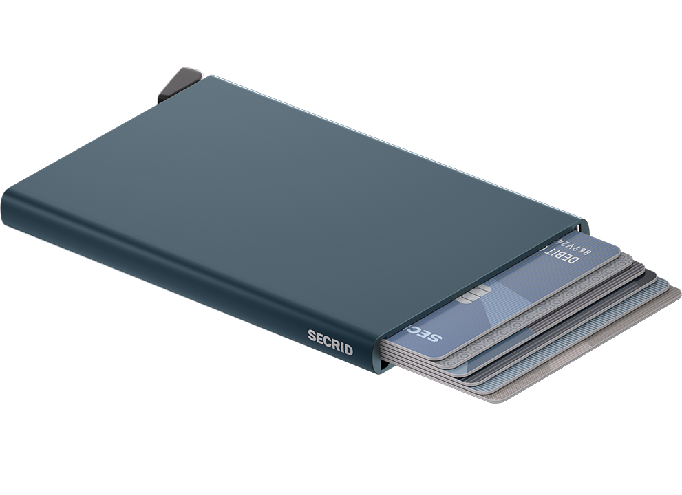 Secrid cardprotector teal open