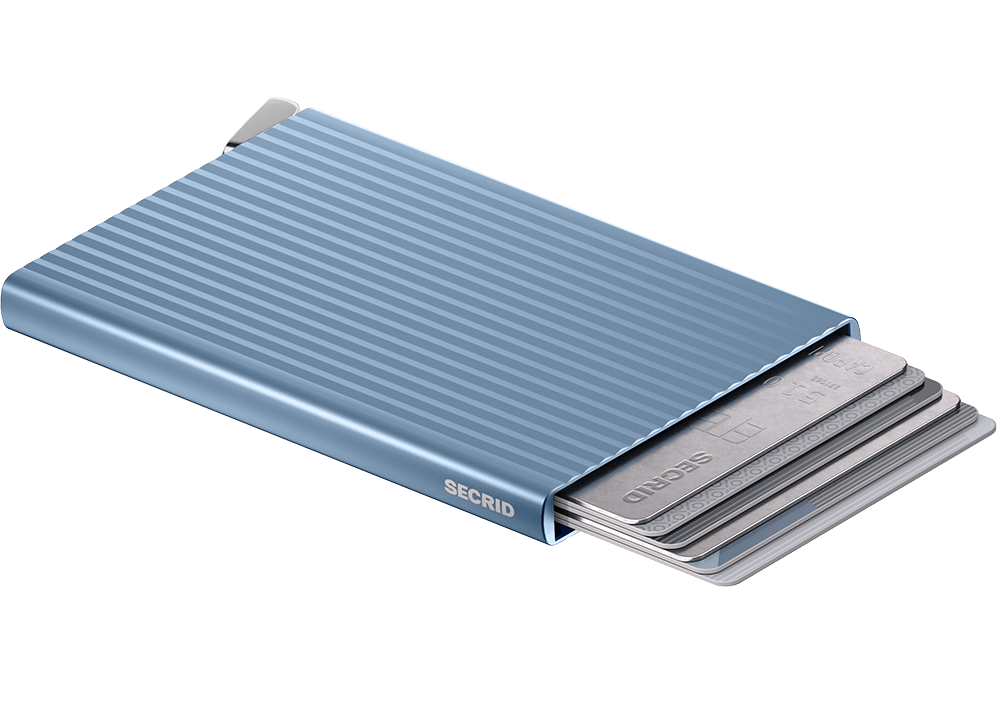 Cardprotector Fluted + Ice Blue