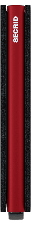Secrid slimwallet matte black red side