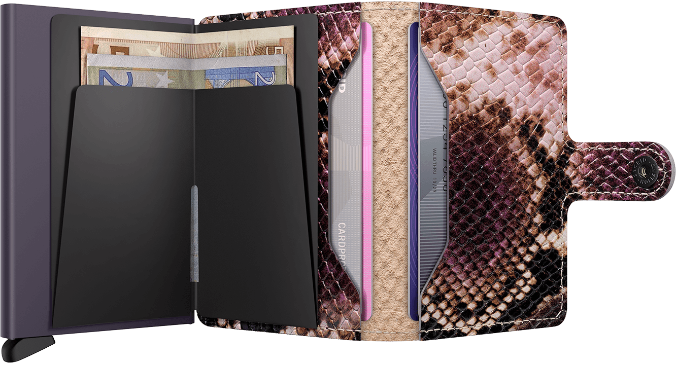 Serpent Miniwallet Purple