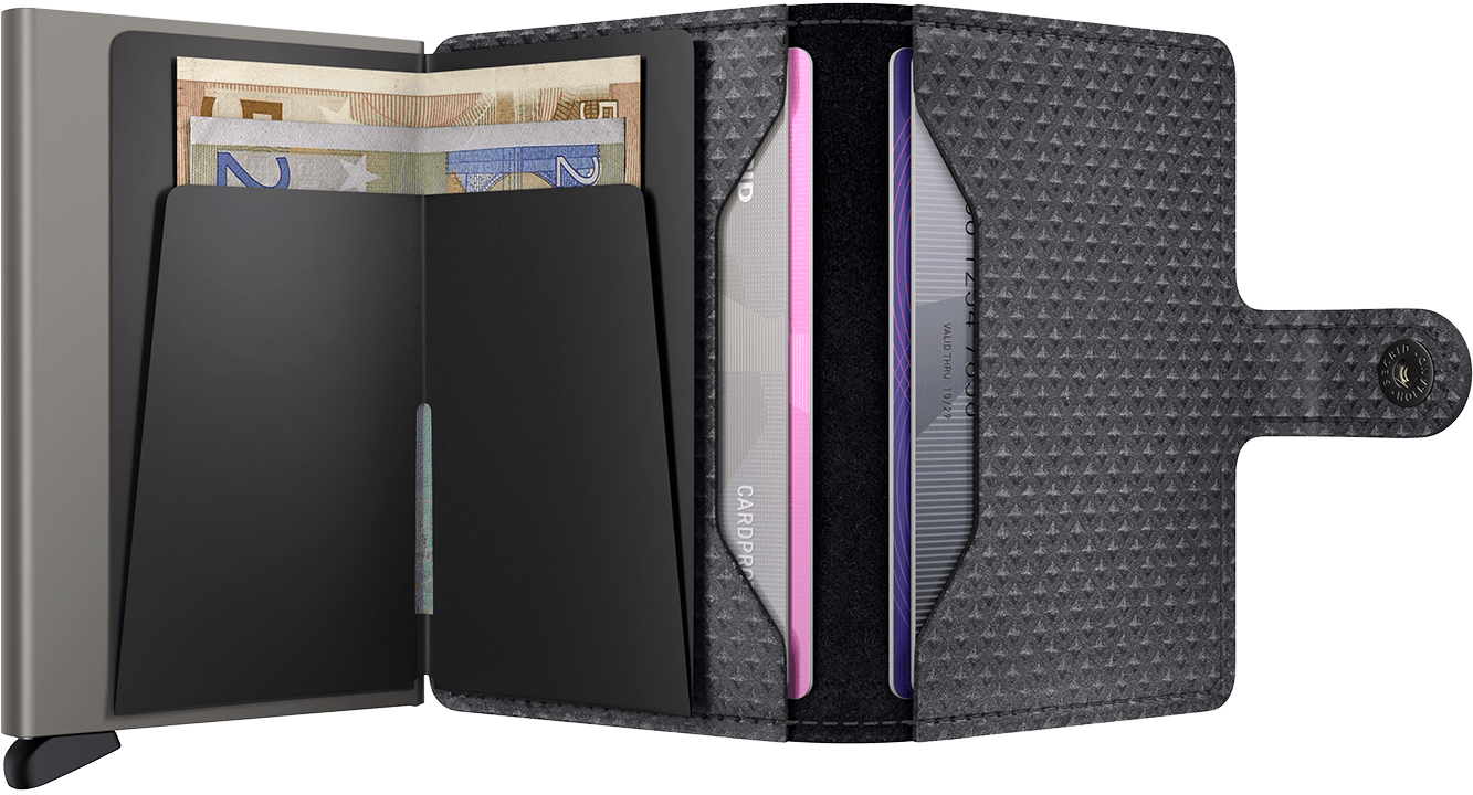 Pyramid Miniwallet Grey