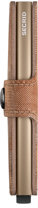 Side view image of miniwallet-jungle-desert wallet