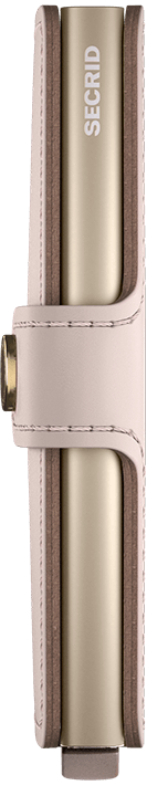 Side view image of miniwallet-original-ballet wallet