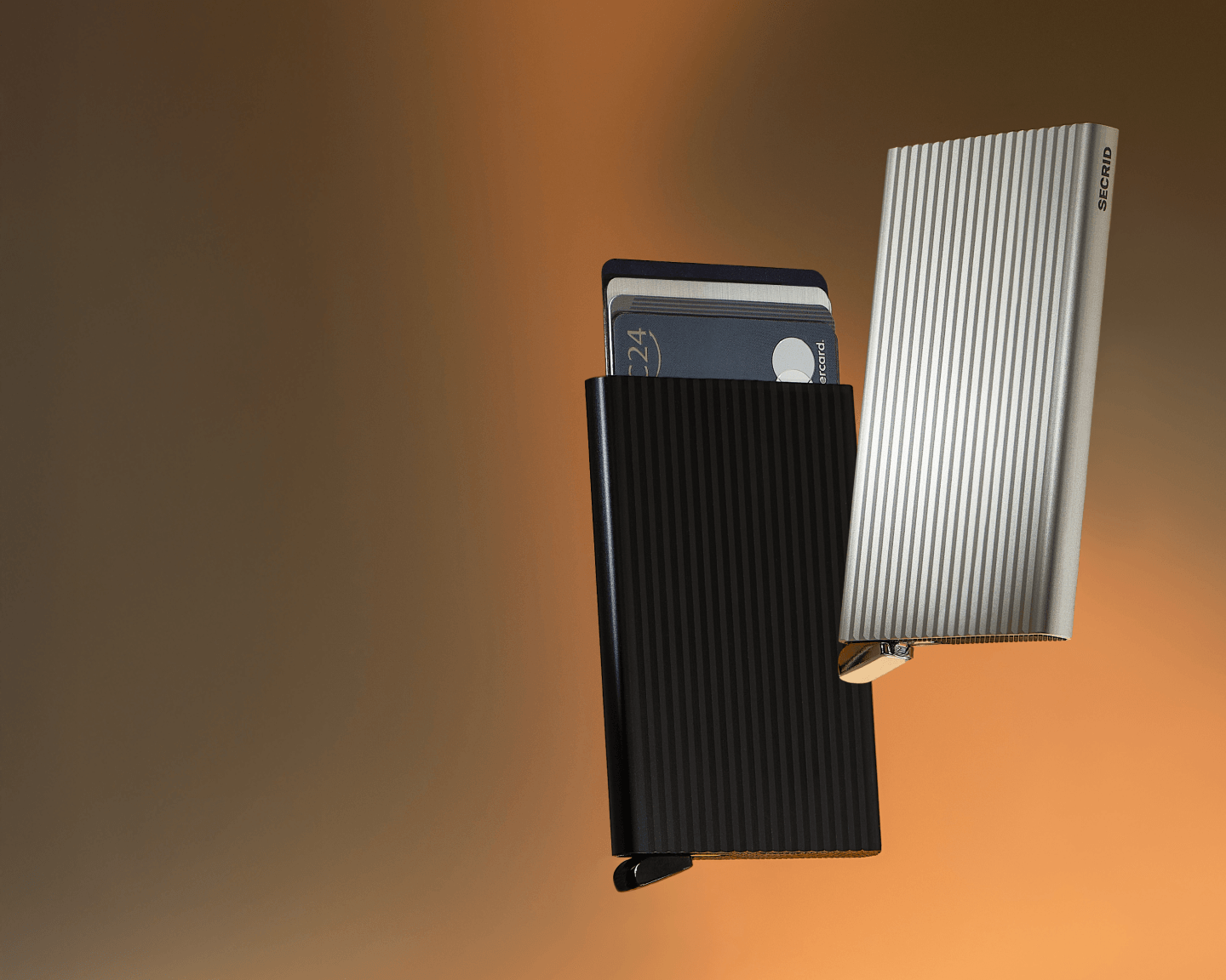 Two Secrid Cardprotector+ with a fluted design