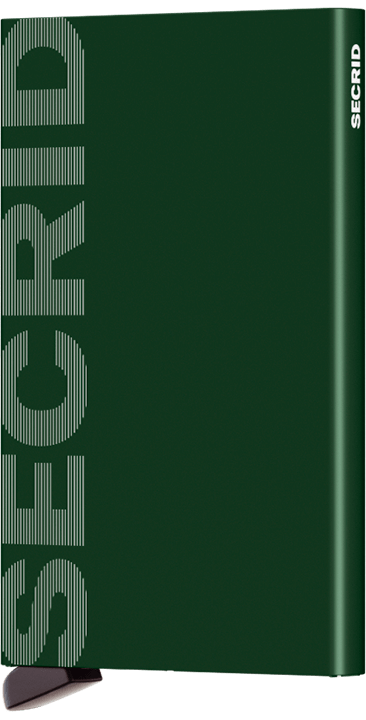 Secrid Cardprotector Laser Logo Green front