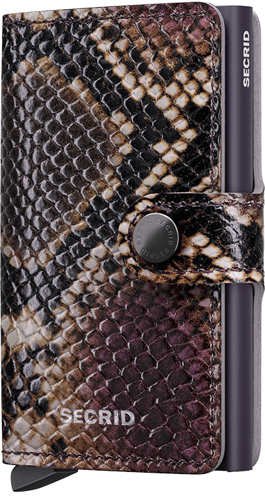 Serpent Miniwallet Purple
