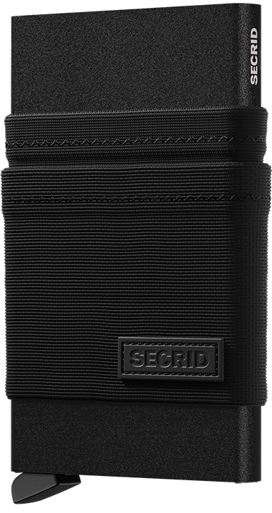 Front view image of flexwallet-black wallet