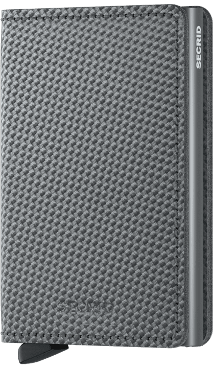 Slimwallet Carbon Cool Grey front