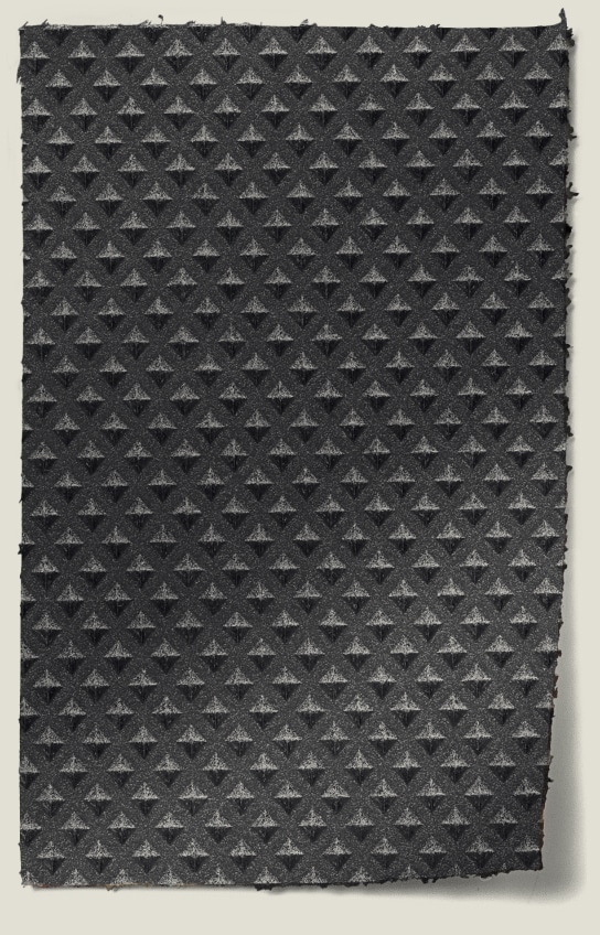 pyramid leather close up