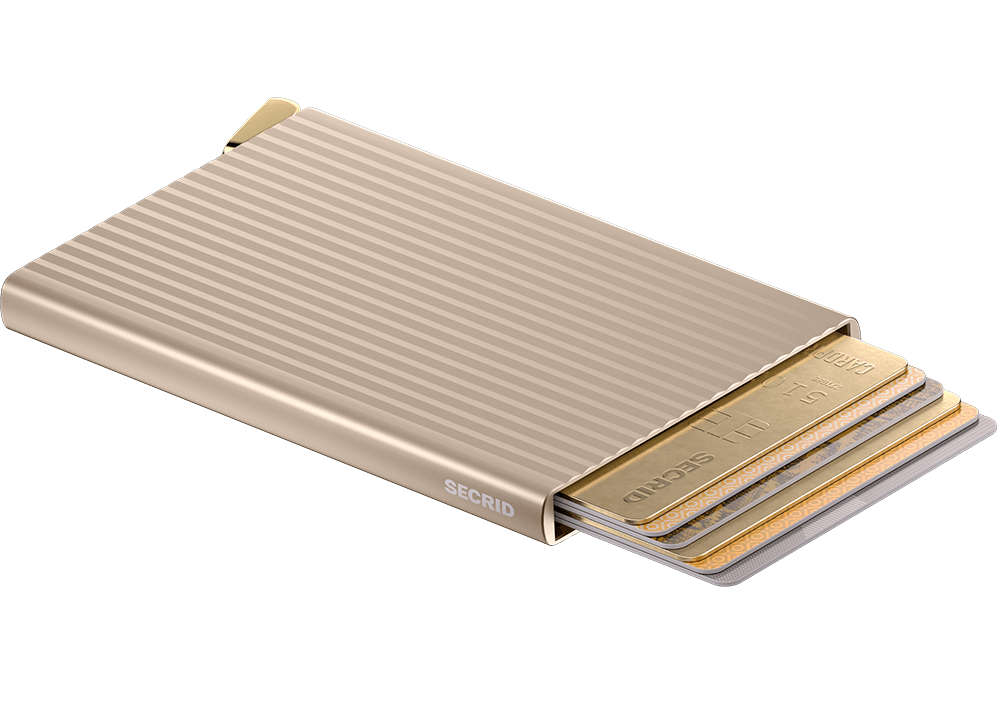 Cardprotector fluted Cashmere open